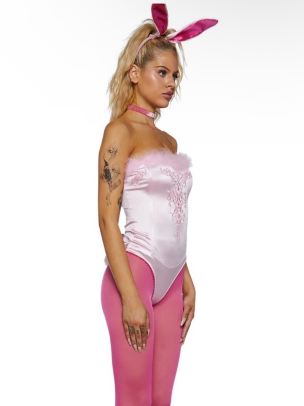 Dolls Kill Trickz n Treatz Legally Blonde LAWFUL BUNNY COSTUME Pink